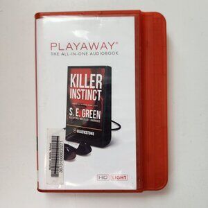 Killer Instinct by S.E. Green Playaway Audiobook, Former Library Copy